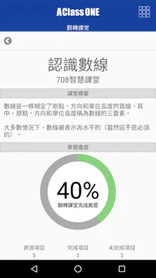 AClassONE android App screenshot 1